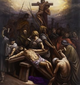 14 Jesus Is Nailed to the Cross