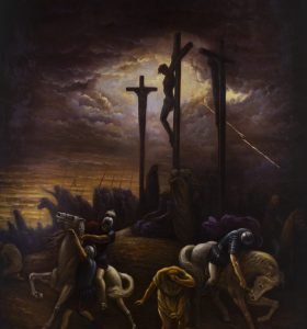 18 Darkness pierced at the Crucifixion